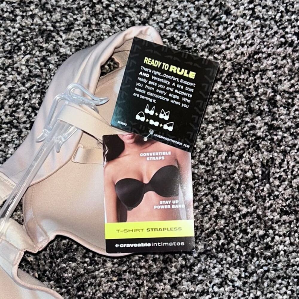 Maidenform Bra 34A Underwire Satin Padded Cup Adj 5-way Strap, NWT - Picture 3 of 5
